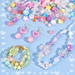 240шт 8 цвета акриловые бусины MACR-PH0001-82