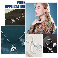 20 шт. 2 цвета 201 нержавеющая сталь 2-петлевые соединительные подвески STAS-UN0055-20