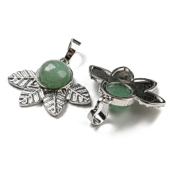 Естественный зеленый авантюрин подвески&nbsp;G-P517-02P-03