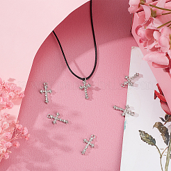 24 шт. подвески из сплава стразов ALRI-FH0001-02