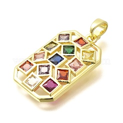 Стойки обшивки латунь микро проложить Циркон подвеску&nbsp;KK-M309-06G