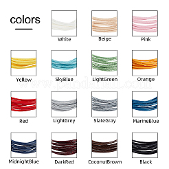 Création de bracelets en corde de polyester ciré coréen&nbsp;AJEW-PH0017-72