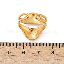 Кольца-манжеты из нержавеющей стали 304 в форме капли&nbsp;RJEW-R018-01G-02