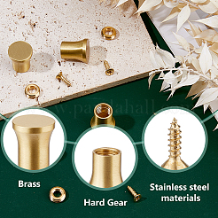 4 комплект латунных мебельных накладок&nbsp;FIND-FH0016-58A