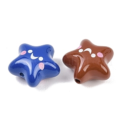 Выпечка краски акриловые бусины&nbsp;OACR-A045-03