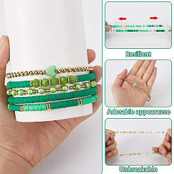 Полимерная глина и хрустальные бусины цепочка для чашек&nbsp;AJEW-WH20072-36A