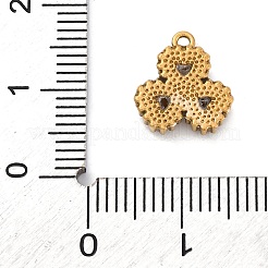 Pendentifs en acier inoxydable 304 avec zircone cubique et placage ionique (IP)&nbsp;STAS-R141-05G-03