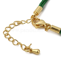 Изготовление ожерелья из двух нитей вощеного шнура толщиной 1 мм MAK-C005-01-G