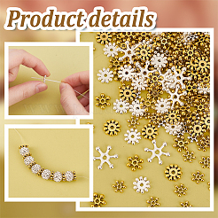 Тибетском стиле сплав Шарики прокладки FIND-PH0021-64