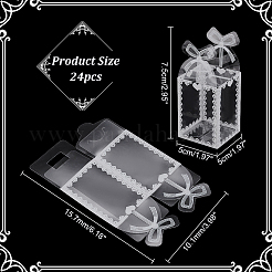 Прозрачная подарочная коробка из пвх для конфет&nbsp;LS-CON-WH0085-58B