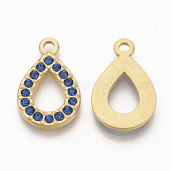 Подвески из нержавеющей стали золотистого тона 304&nbsp;STAS-T050-011G-02