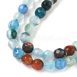 Природный агат бисер нитей G-H302-A01-13