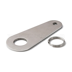 Заготовки для брелоков из нержавеющей стали 304 для сублимационной печати&nbsp;FIND-WH0125-32P
