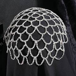 Legierungs-Strassquasten-Haarkettenhut für Braut&nbsp;DIY-WH20050-54S