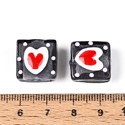 Ручной спрей окрашены бусины бисера&nbsp;LAMP-N035-02A