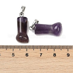 Подвески из натурального аметиста &nbsp;G-C184-03D