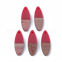 Подвески из смолы и ореха RESI-S358-18-M