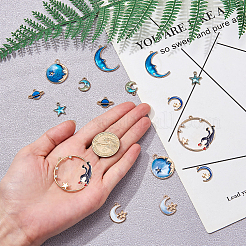 Подвески из эмали и сплава&nbsp;ENAM-CJ0001-15