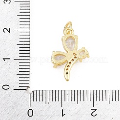 Messing micro pave klare zirkonia anhänger&nbsp;KK-E798-08B-G