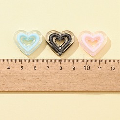 20шт 5 цвета акриловые бусины SACR-FS0001-21