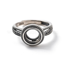 925 регулируемое кольцо из стерлингового серебра STER-C011-12AS