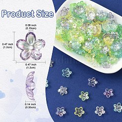 15 г прозрачные акриловые колпачки для бусин&nbsp;TACR-YW0003-07E