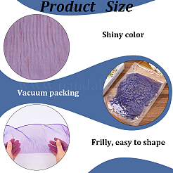 10 yard de bordure en dentelle plissée en polyester Lucency&nbsp;OCOR-GF0004-74I