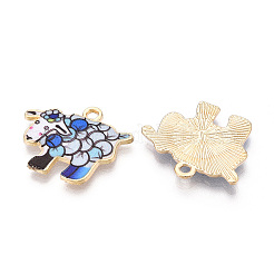 Подвески из эмали и сплава&nbsp;PALLOY-CJC0009-01A