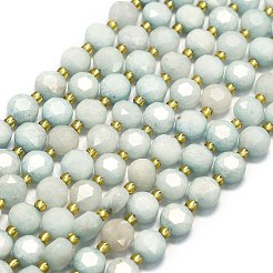 Нити бусин из натурального кварца окрашенные G-C116-A20-02