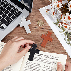 3шт 3 цвета кожаные закладки AJEW-CP0003-83