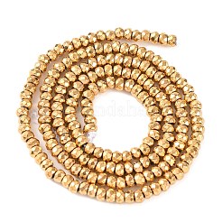 Гальванические нити из синтетических немагнитных гематитовых бусин G-H027-E01-02