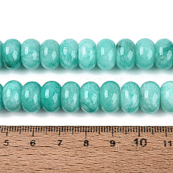 Natürliche weiße Jade perlen Stränge&nbsp;G-Q613-02A-11
