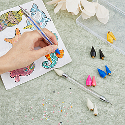 2 шт. пластиковые ручки для создания страз для нейл-арта MRMJ-FH0001-36