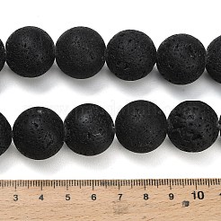 Круглые бусины из натуральной лавы&nbsp;G-M169-20mm-03