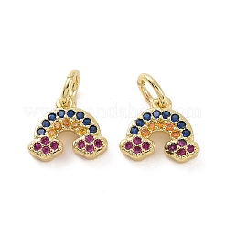 Латунные микро проложить кубического циркония подвески&nbsp;KK-E068-VF178