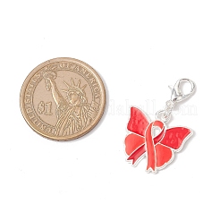 7 шт. 7 стиля осведомительная лента тема сплав эмаль подвеска украшения&nbsp;HJEW-JM03383