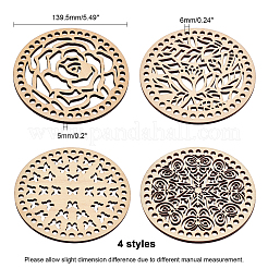 Днища деревянных корзин&nbsp;WOOD-GA0001-12