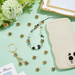 50pcs perles en alliage de style tibétain&nbsp;FIND-PH0036-17AG