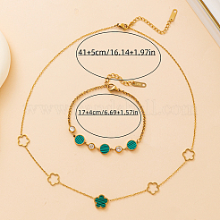 Элегантный комплект украшений из нержавеющей стали 201 YX1933