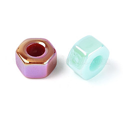 Непрозрачные акриловые бусины с УФ-покрытием&nbsp;SACR-T018-31M