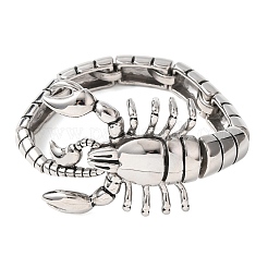 Браслеты из нержавеющей стали 304 с цепочкой для женщин и мужчин&nbsp;BJEW-P386-05AS