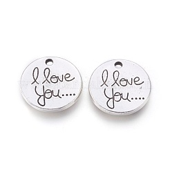 Подвески из сплава на день святого валентина в тибетском стиле TIBEP-5411-AS-LF