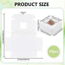 Бумажный подарочный ящик для хранения&nbsp;CON-WH0001-27A-01