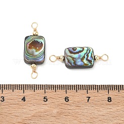 Verbindungsstücke aus natürlichem Abalone-/Paua-Muschelholz&nbsp;PALLOY-JF05678