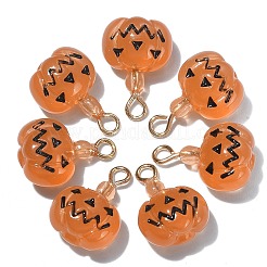 10шт тема Хэллоуина прозрачные подвески из смолы&nbsp;RESI-CJ0002-93