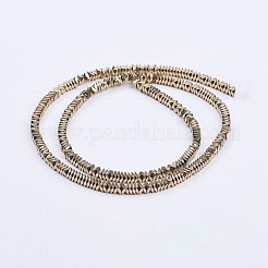 Гальванические немагнитные синтетические гематитовые нити G-F562-V03