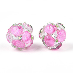 Круглые бусины из смолы в виде фруктов&nbsp;LS-RESI-T059-03J