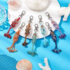 Стеклянная бутылка желаний внутри чакры HJEW-JM01910