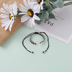 Fabricación de pulsera trenzada de hilo de nailon ajustable&nbsp;AJEW-JB00857-02