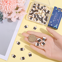 80 шт. Подвески из сплава с эмалью ENAM-SC0004-08